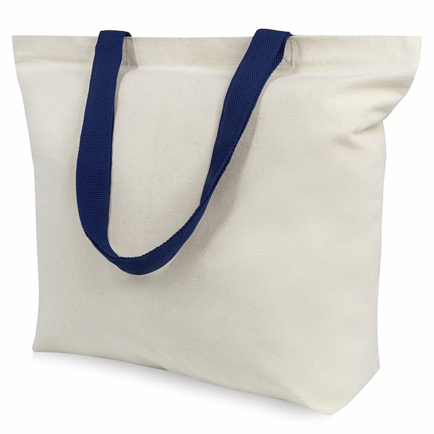 Amazon.com: TOPDesign 2-Pack Canvas Tote Bags with Magnetic